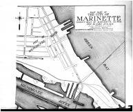 Marinette City - East - Above, Marinette County 1912